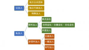 法人の種類